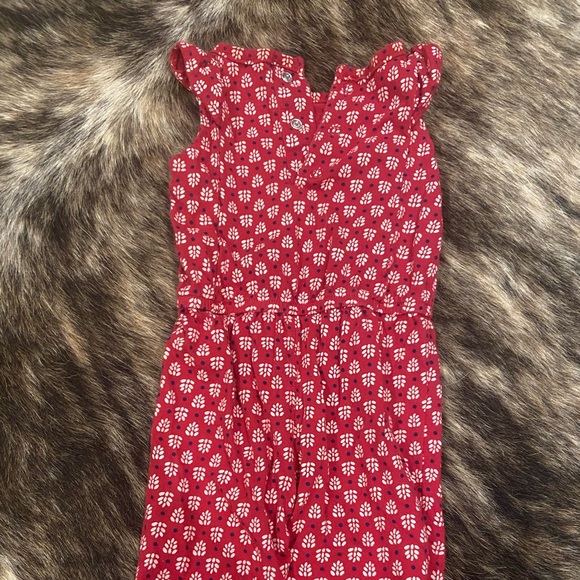 Carters red sleeveless romper - Picture 3 of 3